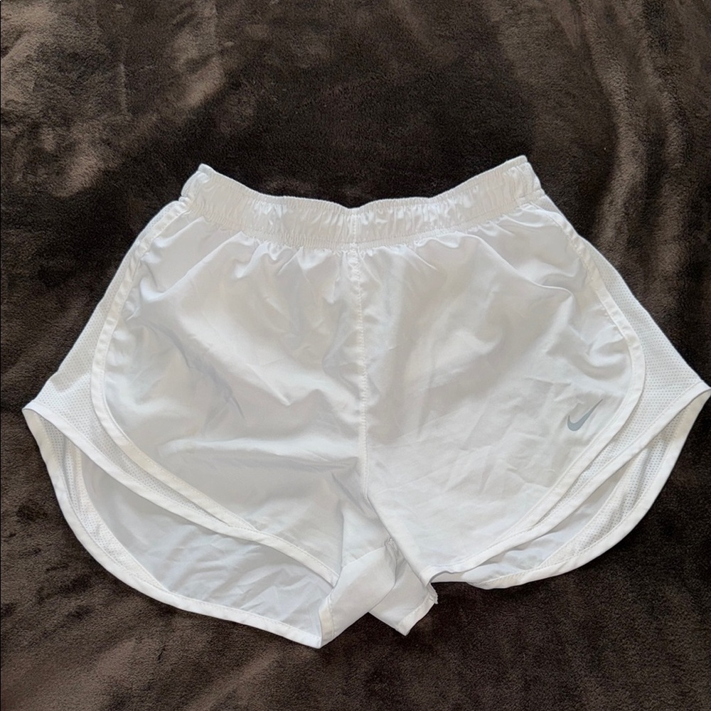 Nike White Athletic Shorts
